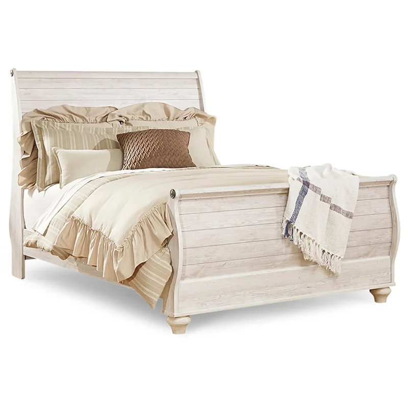 Willowton Queen Sleigh Bed