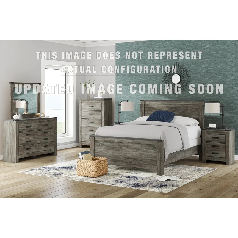 Frandern Queen Bookcase Panel Bed