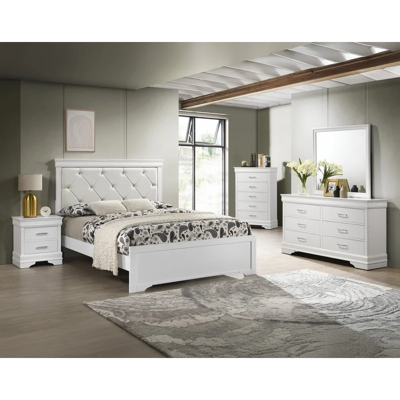Amalia Dresser Mirror White