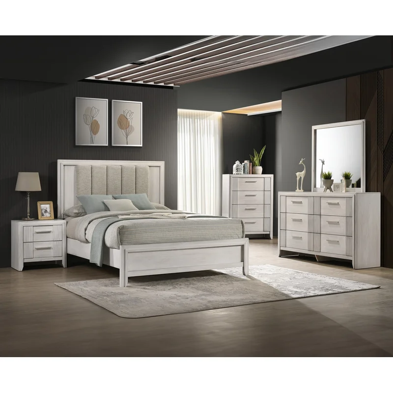 Carlton Dresser Mirror White Mist