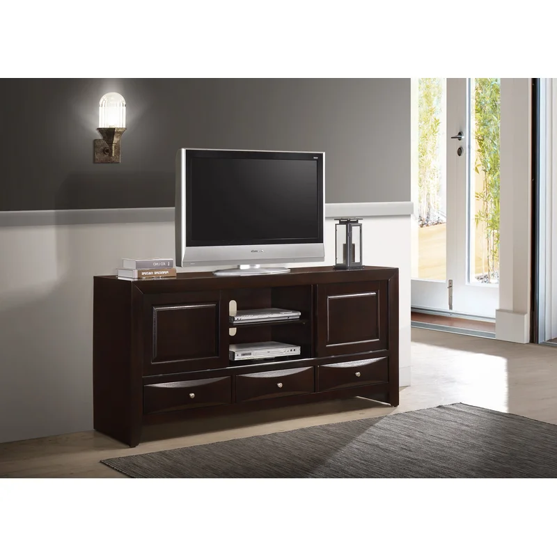 Emily Tv Stand Dark Cherry
