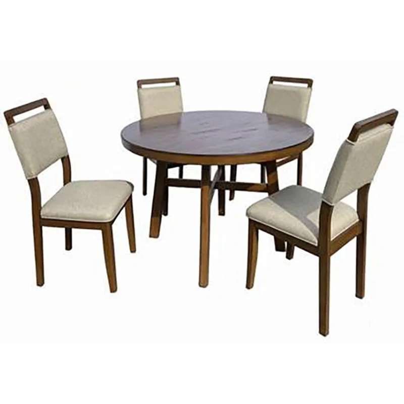 Blanche Round Dining Table Brown