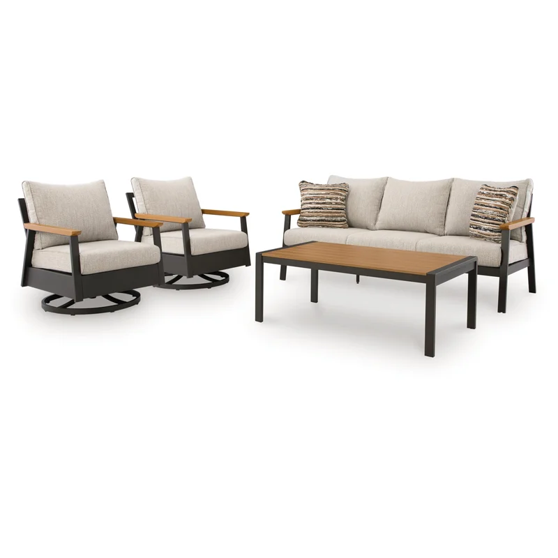 Carlsbad Beach Sofa/Chairs/Table Set (4/CN)