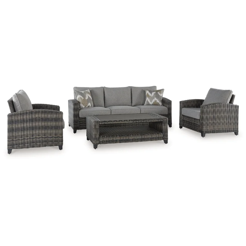 Oasis Court Sofa/Chairs/Table Set (4/CN)