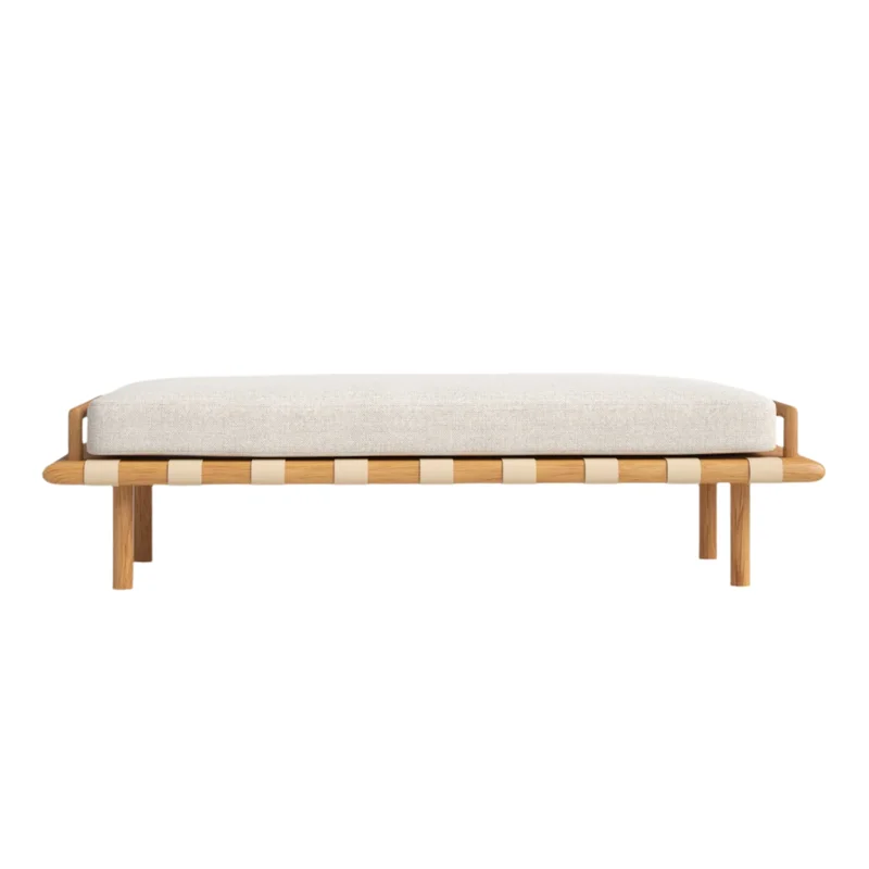 50" Mosely Boucle End of Bed Bench Seat