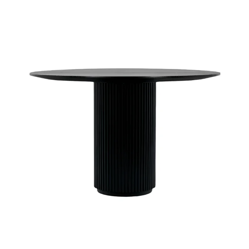 Royal Dining Table in Smoked Black Finish