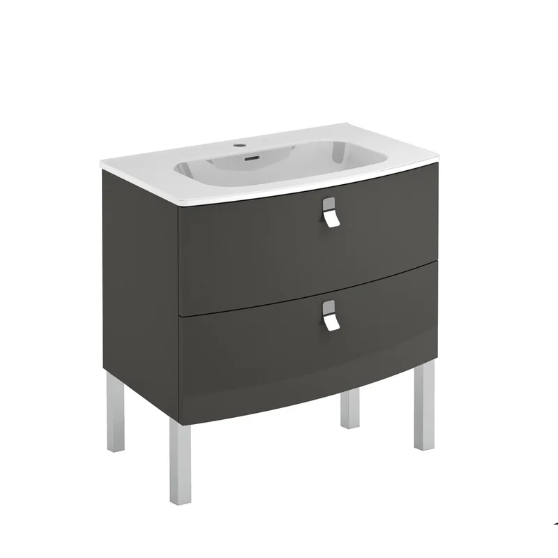WS Bath Collections Rondo 32" Vanity Anthracite