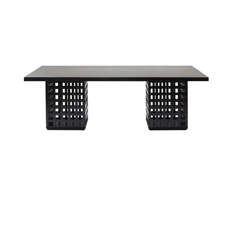 The Box Table in Black Mahogany
