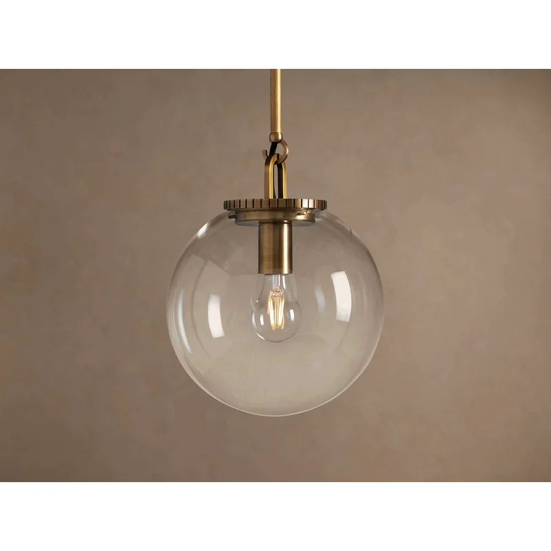 Wescott Globe Pendant with Rod