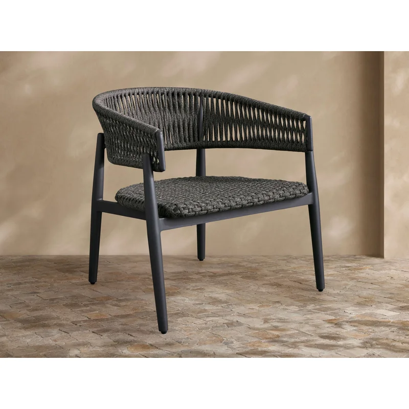 Talia Outdoor Aluminum Lounge Chair