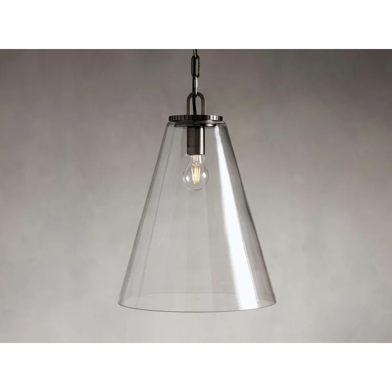 Wescott Medium Cone Pendant with Bronze Chain