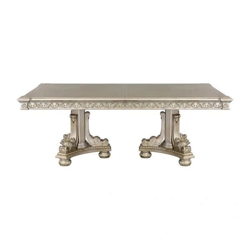 Catalonia Dining Table in Platinum Gold 1824PG-112*