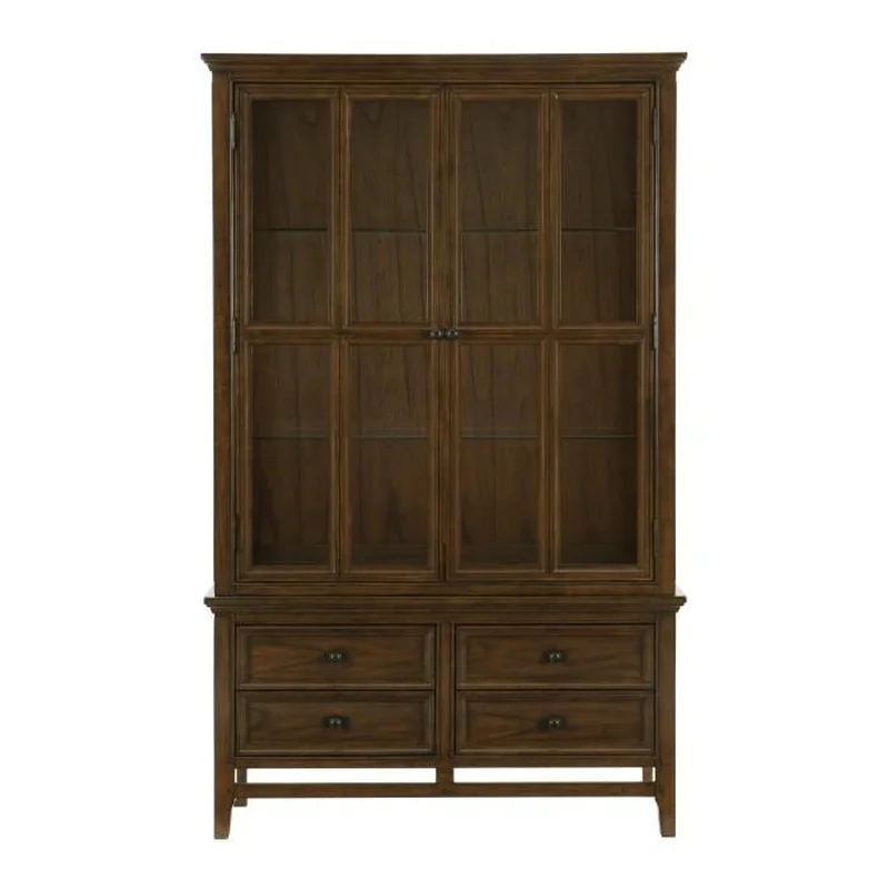 Frazier Park Buffet and Hutch in Dark Cherry 1649-50*