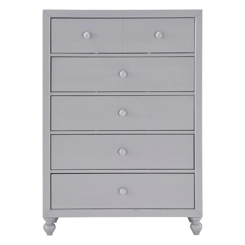 Wellsummer 5 Drawer Chest in Gray 1803GY-9