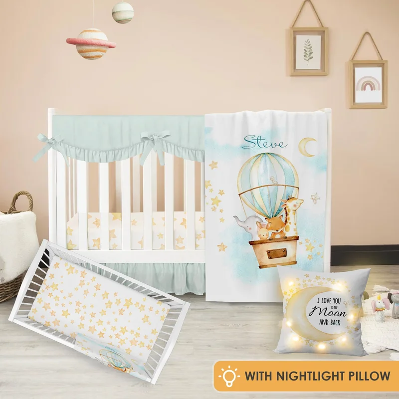 Crib set "New Moon light"