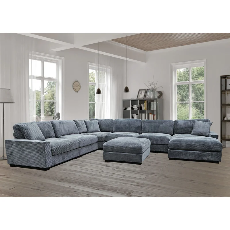 Arizona Charcoal 7-Piece Modular Sectional