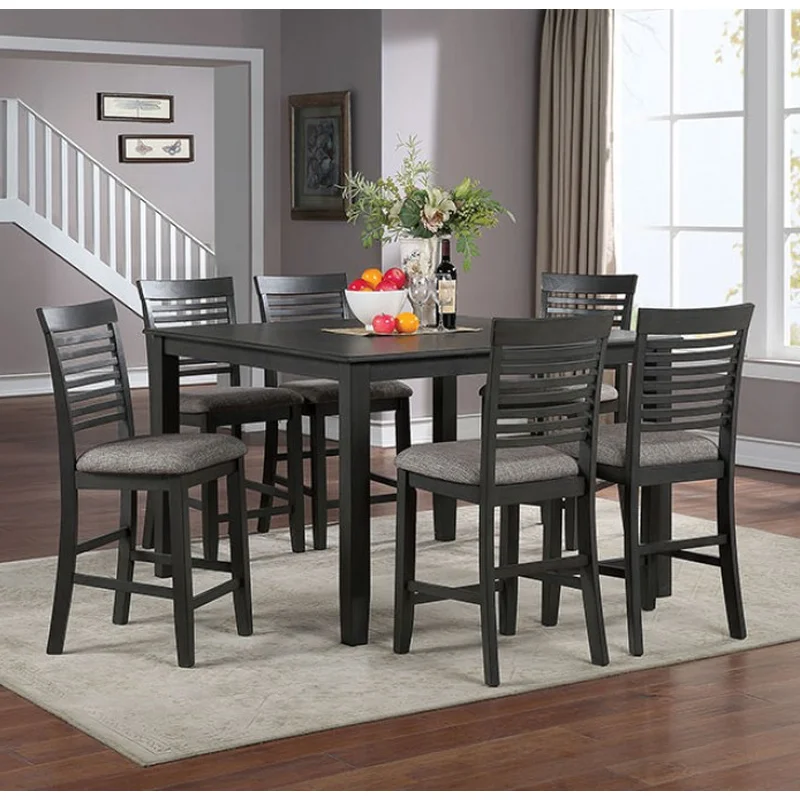 Amalia 7-Piece Counter Height Dining Set - Gray