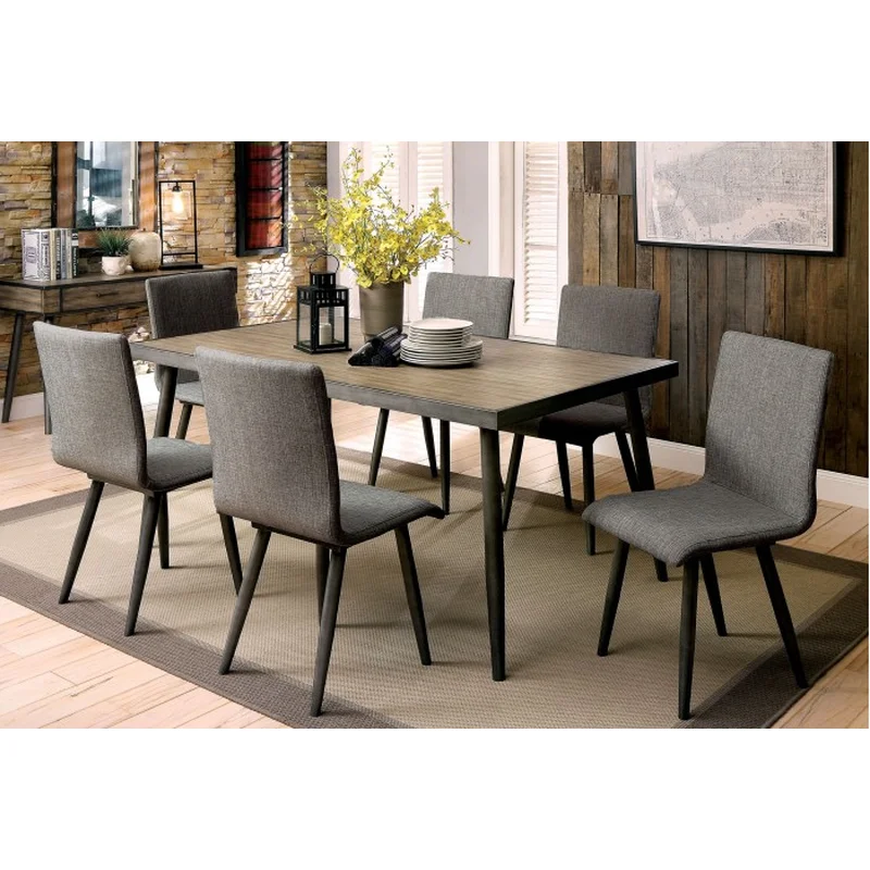Vilhelm Mid-Century Modern Dining Set - Gray