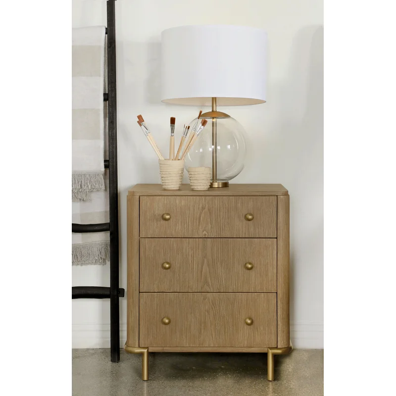 Arini 3-drawer Nightstand Sand Wash