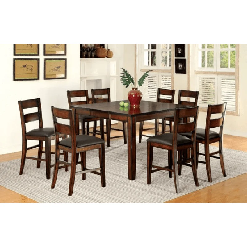 Dickinson 7 Piece Dark Cherry Counter Height Dining Set