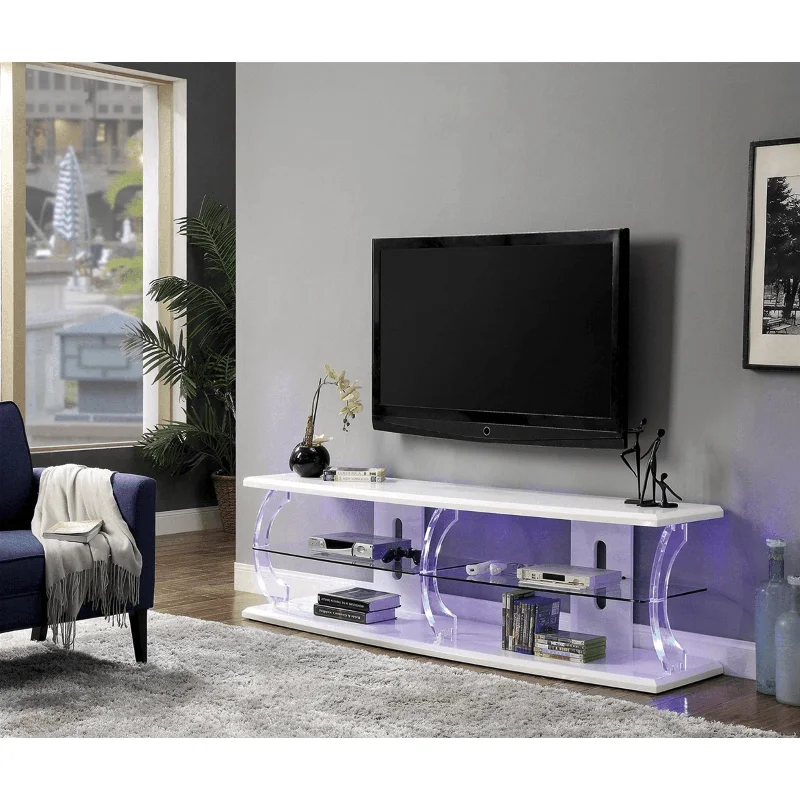 Ernst Modern TV Console W- LED Lighting