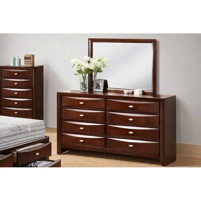 Zosimo Transitional Dresser Cherry
