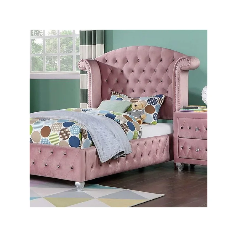 Zohar Pink Twin Bed