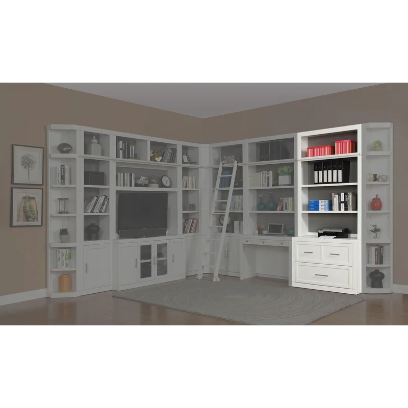 Parker House Catalina 40" Lateral File & Hutch in Cottage White