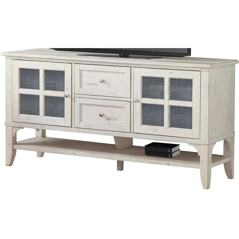 Parker House Hilton TV Console in Vintage Antique Storm