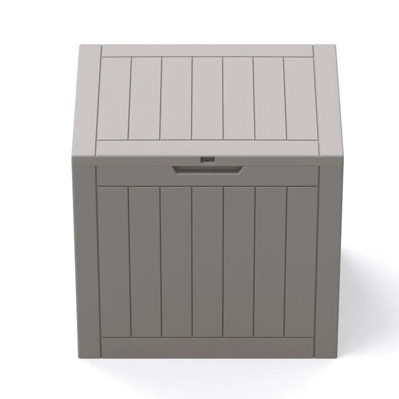 22 Light Brown Polypropylene Water Resistant Deck Box