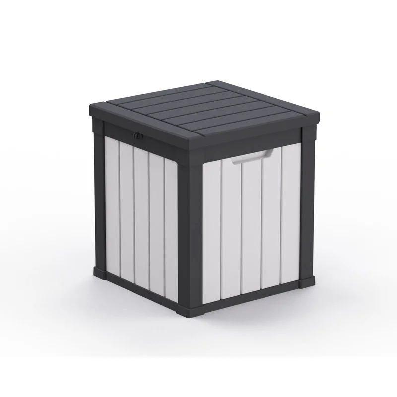 22 White Polypropylene Water Resistant Deck Box