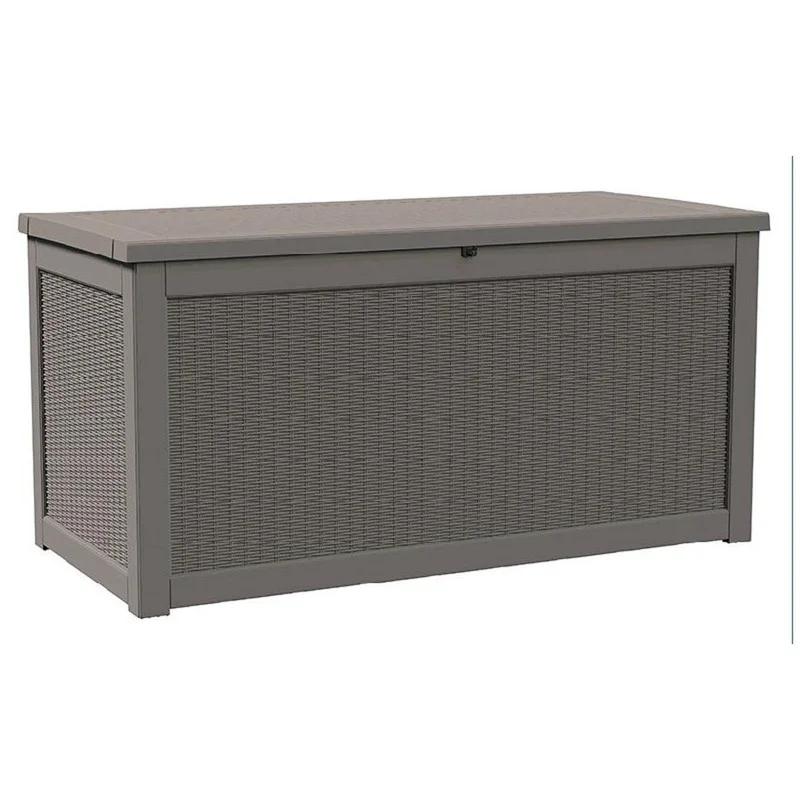 68 Light Brown Polypropylene Water Resistant Deck Box