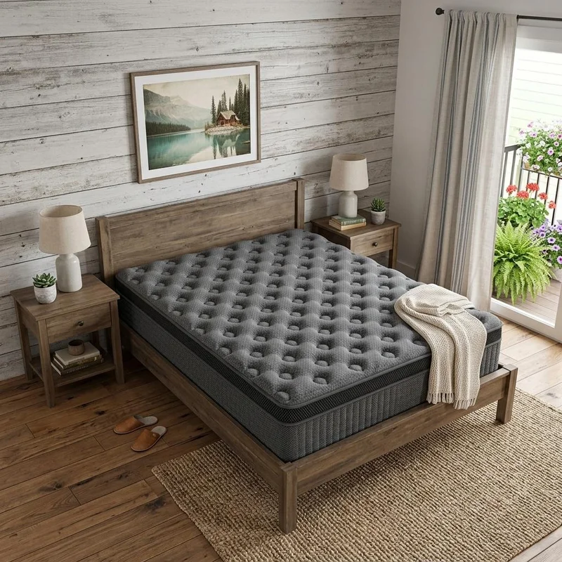 14 Full Double Lumbar Support Memory Foam Hybrid Mattress