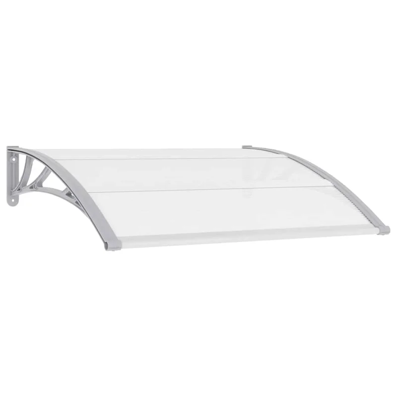 vidaXL Door Canopy Gray 47.2x39.4 PC