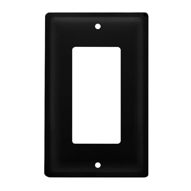Village Wrought Iron Plain Single GFCI Cover