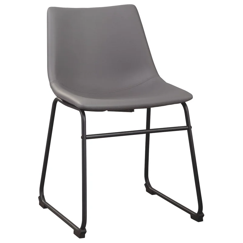 Ashley Centiar Dining Upholstered Side Chair in Gray
