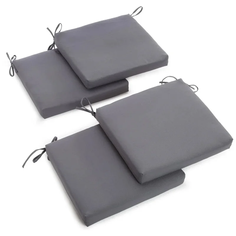 19-Inch x 20-Inch Indoor Chair Cushion (Set of 4) - Grey