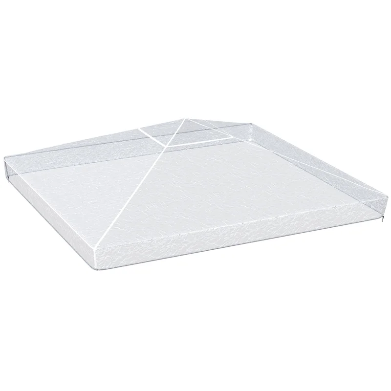 3 Piece Waterproof Gazebo Cover with Secure Pull Cord - 3x3 Metre
