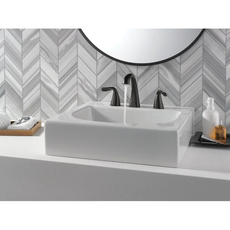 Arvo Widespread Bathroom Faucet with Drain Assembly