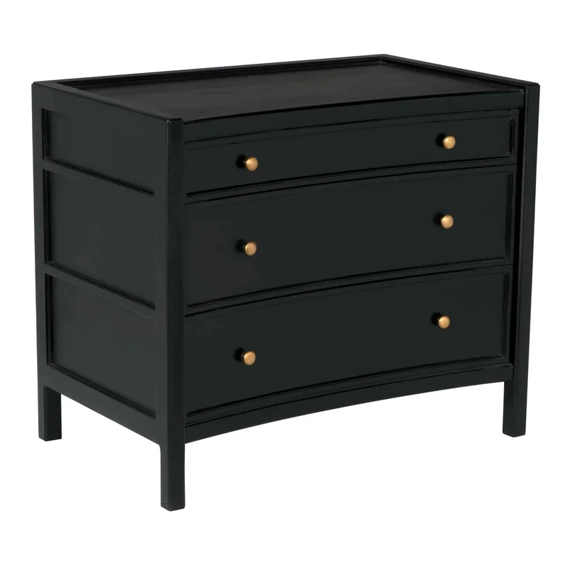 Hampton Side Table Hand Rubbed Black
