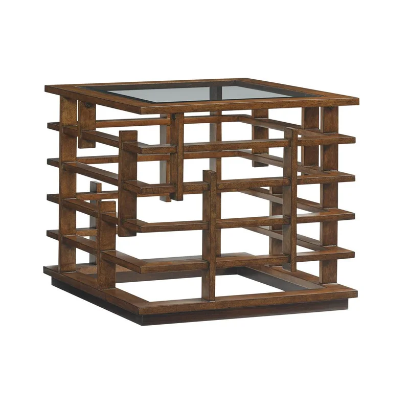 Island Fusion Nobu Square Lamp Table