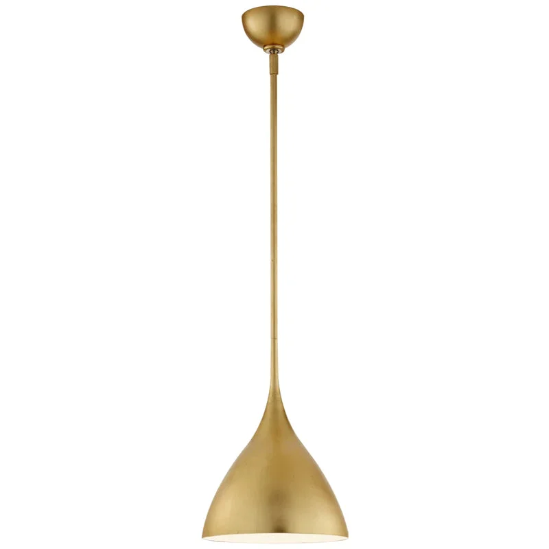 VISUAL COMFORT AERIN AGNES SMALL PENDANT IN GILD