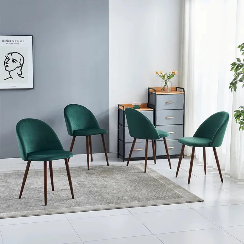 Weller Velvet Upholstered Side Chair (Set of 4)
