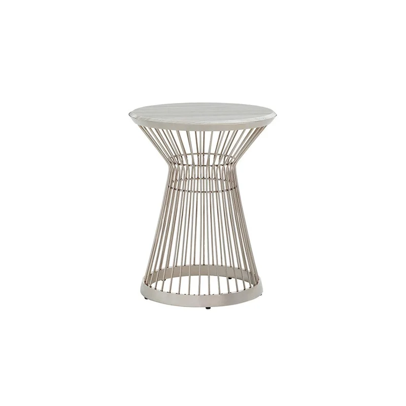 Ariana Martini Stainless Accent Table