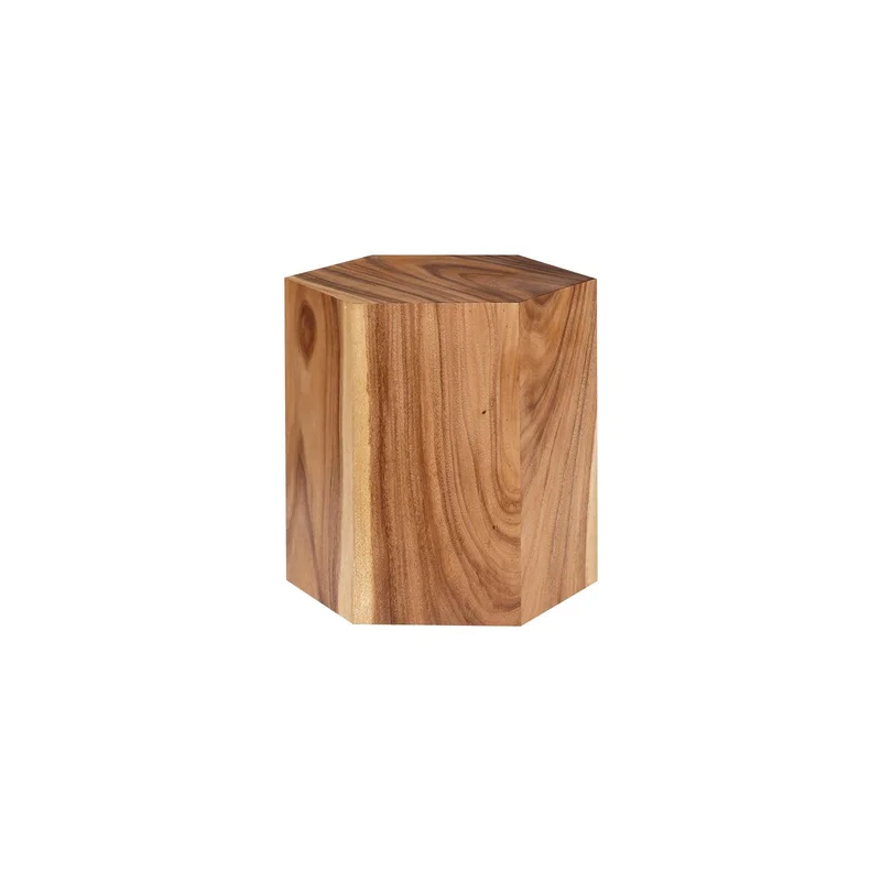 Honeycomb Side Table Chamcha Wood MD