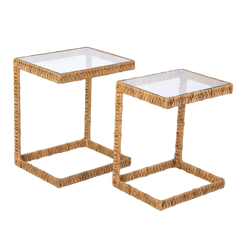 Ismaya Water Hyacinth C Tables 2pc Set