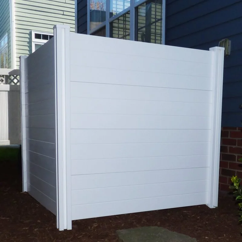 4 ft. H x 4 ft. W Premium Vinyl Privacy Screen Kit (2 Panels)