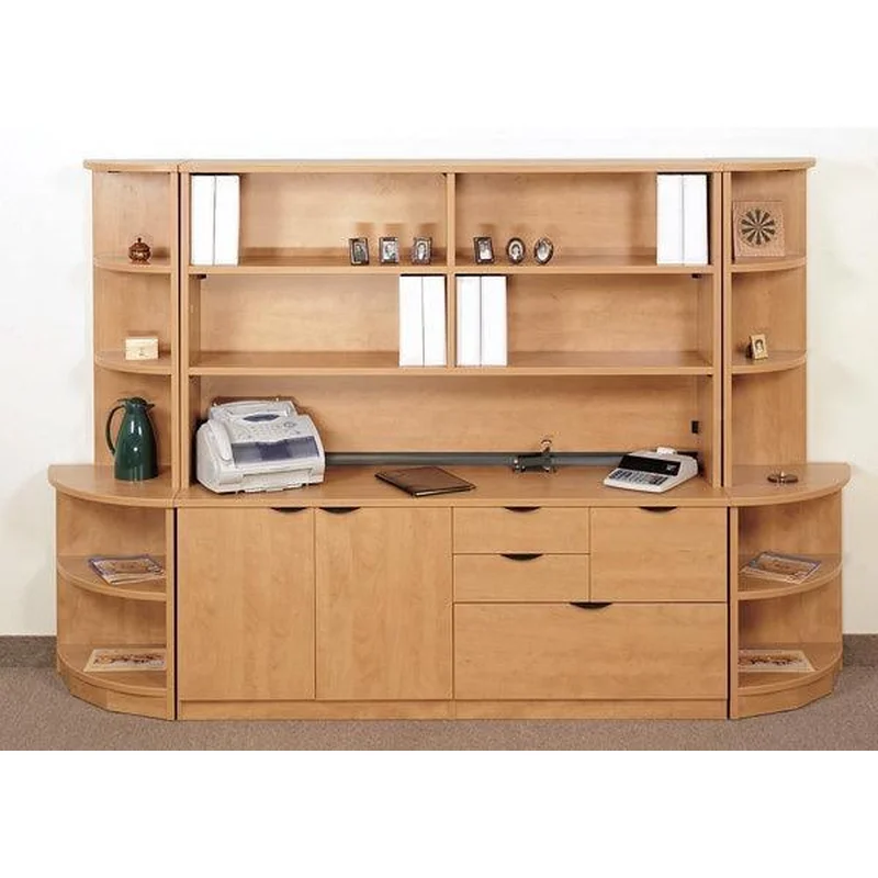 CA256H-2 - Economy Credenza w/Hutch Wall Unit by Candex