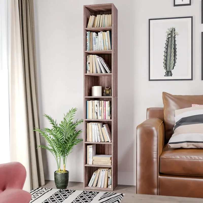 Dark Oak Gracyn 70.9'' H x 11.6'' W Wood Standard Bookcase