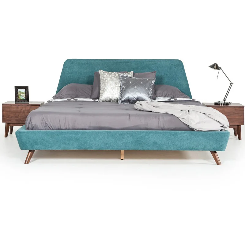 Vig Furniture Modrest Lewis Mid-Century Modern Walnut Nightstand